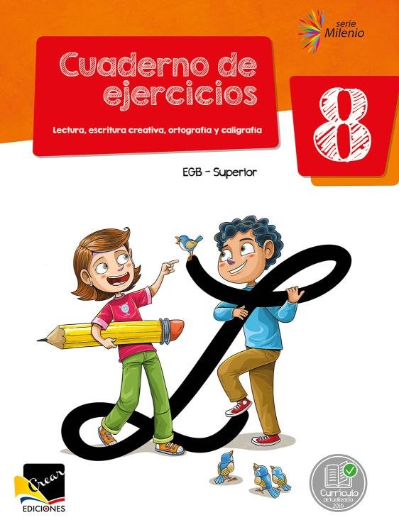 Cuaderno De Ejercicio De Caligrafía 8 egb Crear